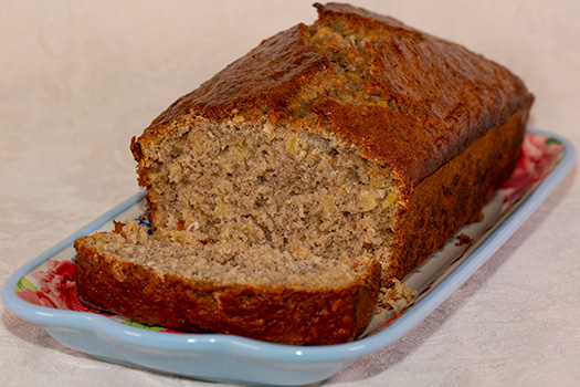 Aunt Sandy's Hawaiian Banana Bread Recipe