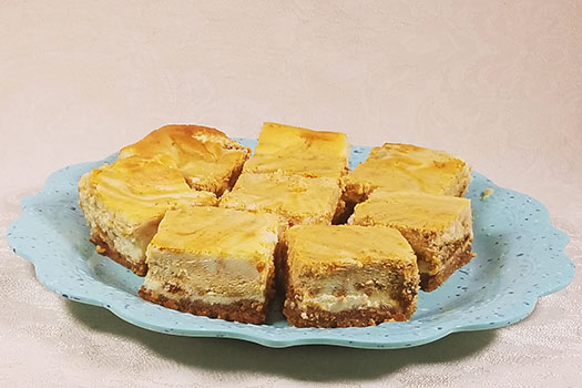 Pumpkin Cheesecake Squares Recipe